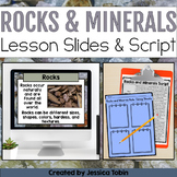 Rocks and Minerals PowerPoint Slides & Note Taking Graphic
