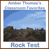Rocks and Minerals Test (Multiple Choice and Open Response)