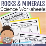Rocks and Minerals Worksheets and Reading Passages - Types of Rocks & Rock Cycle