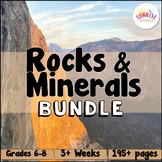 Rocks and Minerals Unit | Rock Cycle Activities Sedimentar