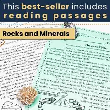 Reading Comprehension Passages | Rocks and Minerals | Distance Learning