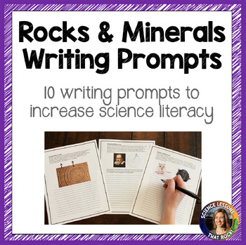 Preview of Rocks and Minerals Writing Prompts