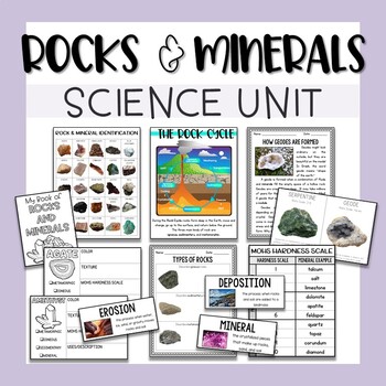 Preview of Rock Cycle / Rocks and Minerals Unit