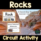 Rocks and Rock Cycle - Around the Room Circuit - Distance 