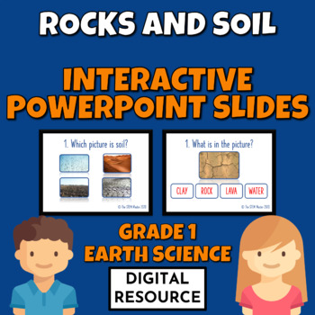 Preview of Rocks and Soil Earth Science Interactive PowerPoint Digital Resource
