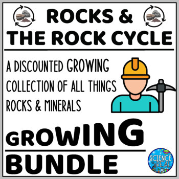 Preview of Rocks and the Rock Cycle Growing Bundle - Growing Discount Rock Cycle Bundle