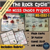 Rocks and the Rock Cycle Projects Activity NGSS MS-ESS2-1 