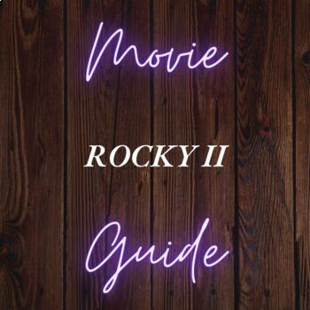Preview of Rocky II (1979) Movie Guide - Editable - Answer Key Included