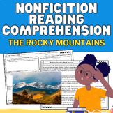 Rocky Mountains Informational Passages & Worksheet Nonfict