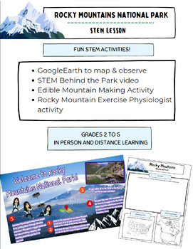 Preview of Rocky Mountains National Park Elementary STEM Activities Pack (googleslides)
