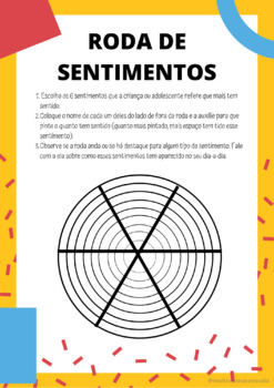 Preview of Roda de sentimentos