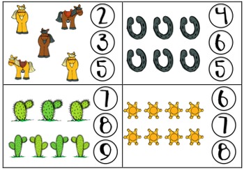Rodeo Round Up Math Activities With a Western Flair! by Preschool Wonders