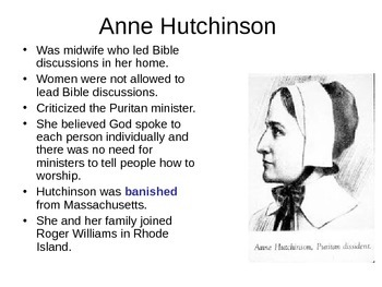 Anne Hutchinson Family