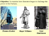 Roger Williams and the Puritan Dissenters PowerPoint Presentation