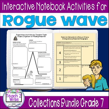 Preview of Rogue Wave Interactive Notebook Activities for Grade 7 Collections