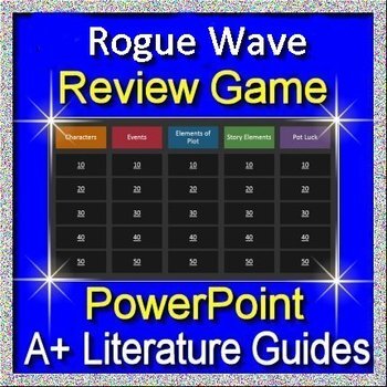 Preview of Rogue Wave Review Game - Review the Short Story by Theodore Taylor