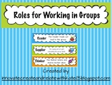 Role Cards for Cooperative Group Work