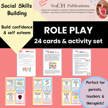 Preview of Role Play Cards for Life Skills - Building Self Esteem and Confidence