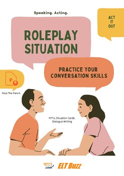 Preview of Role Plays - Conversation Cards. Speaking. ESL. EFL. ELA. Communication.