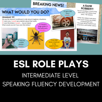 Preview of Role Plays ESL Speaking Practice 
