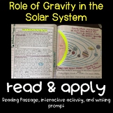 Role of Gravity in the Solar System Read and Apply (NGSS M