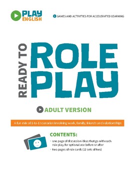 Role Playing Games for English Language Learners