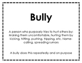 Roles in Bullying Poster Cards