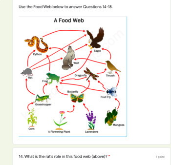 Map Quiz: FOOD WHEEL (biología - 3º primaria - food wheel)