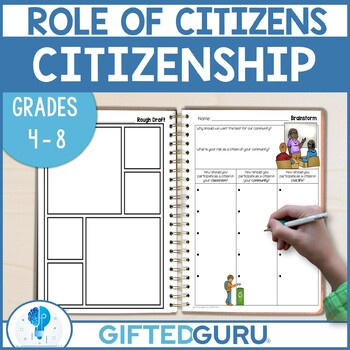 Preview of Roles of Citizens in Society Peer Editing Civics Activities Upper Elementary