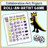 Roll-A-Basquiat: Unleash Creativity with Dice and Dinos!