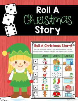 Christmas Roll A Story Worksheets Teaching Resources Tpt