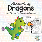 Roll A Dragon • How to Draw a Dragon Art Activity • Rainbo