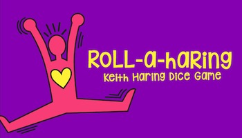 Preview of Roll-A-Haring Keith Haring Dice Game