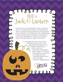 Roll A Jack-O-Lantern Halloween Dice Game