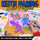 Pop Art Lesson: Keith Haring Dancing Figures Roll and Draw
