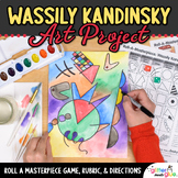 Art Lesson: Wassily Kandinsky Art History Game, Art Sub Plans, & Assessments