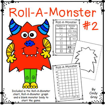 Roll-A-Monster 2 ~ Graphing Activity by Primarily First | TpT
