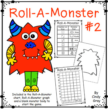 Roll 2 dice and graph.FREEPRINT AND GO! by Fostering Magical