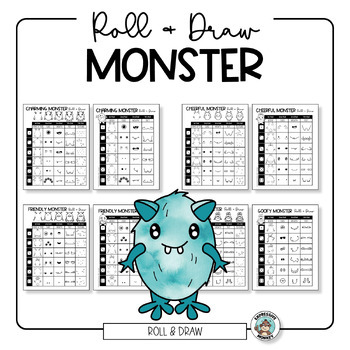 Roll & Draw Monsters Drawing Game