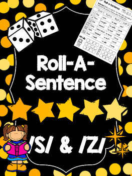 Preview of Roll-A-Sentence /s/ & /z/ - Articulation Printables for Sentence Lvl - Speech Tx