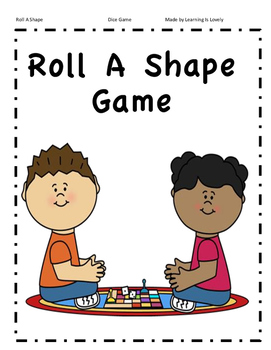Preview of Roll A Shape Game Activity