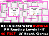 Roll A Sight Word- PM Benchmark Reading Levels 1 to 17 BUNDLE