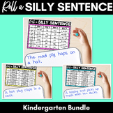 Decodable Sentences - Roll a Silly Sentence Phonics for Ki