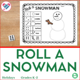Roll A Snowman Dice Game