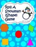 Roll A Snowman (Shape) Game