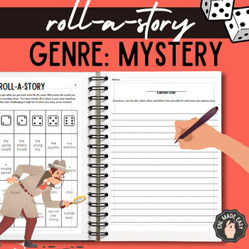 Preview of Roll-A-Story Creative Writing : Mystery Genre