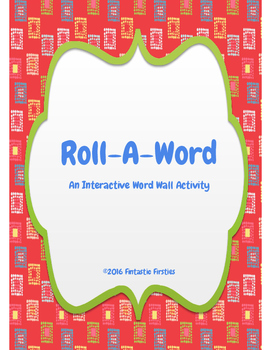 Preview of Roll-A-Word Freebie