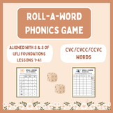 Roll A Word Game- Short Vowels CVC, CCVC, CVCC- Could be u