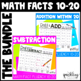 Addition and Subtraction Facts within 20-Math Fact Fluency BUNDLE