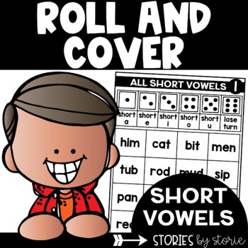 Short Vowel CVC Roll and Cover Game Boards Distance Learning | TpT